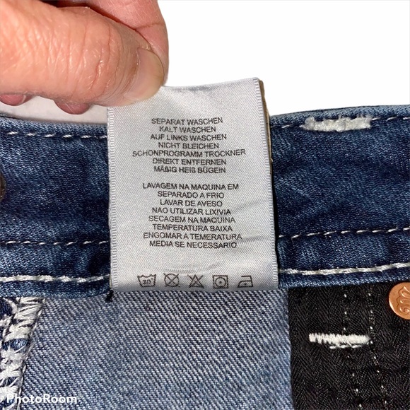 MISS ME Signature Ankle Skinny Bling Pocket Denim Jeans Size 28 - Picture 10 of 14